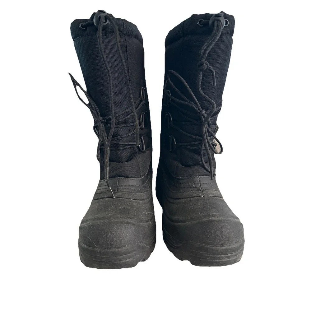 Ranger Size‎ 7 Winter Snow Boots Mens 7 Black Lace Up Thermolite Insulated